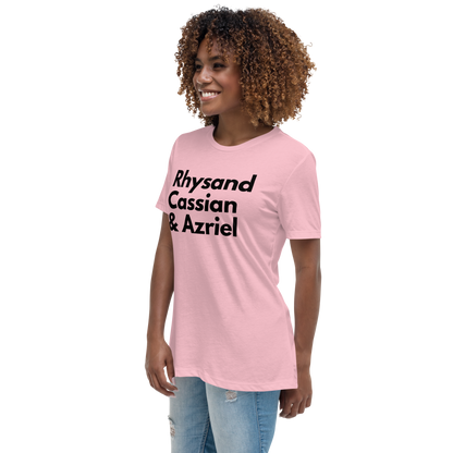 Rhysand, Cassian, & Azriel | 100% Cotton - Pre-Shrunk | Women's Relaxed T-Shirt