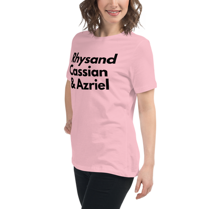 Rhysand, Cassian, & Azriel | 100% Cotton - Pre-Shrunk | Women's Relaxed T-Shirt