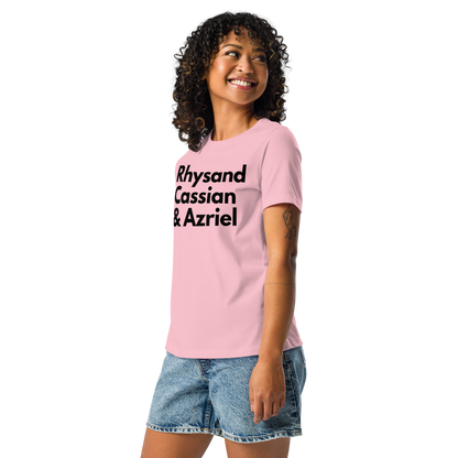 Rhysand, Cassian, & Azriel | 100% Cotton - Pre-Shrunk | Women's Relaxed T-Shirt