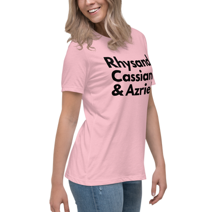 Rhysand, Cassian, & Azriel | 100% Cotton - Pre-Shrunk | Women's Relaxed T-Shirt