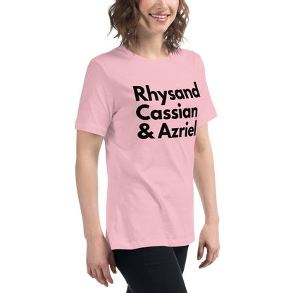 Rhysand, Cassian, & Azriel | 100% Cotton - Pre-Shrunk | Women's Relaxed T-Shirt