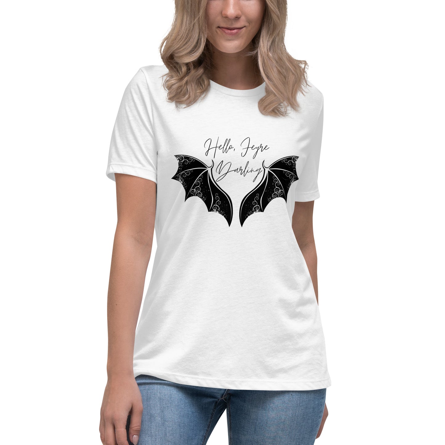 Hello Feyre Darling | 100% Cotton - Pre-Shrunk | Women's Relaxed T-Shirt